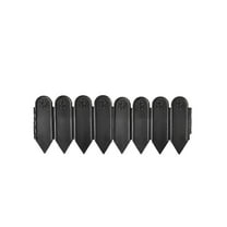 TZYUDK Garden Edge Border Decoration Garden Fence Flower Bed Border Is Suitable For Terrace Walkways And Courtyards Affordable Useful Black