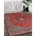 thumbnail image 3 of Ahgly Company Machine Washable Indoor Rectangle Traditional Dark Almond Brown Area Rugs, 8' x 10', 3 of 7