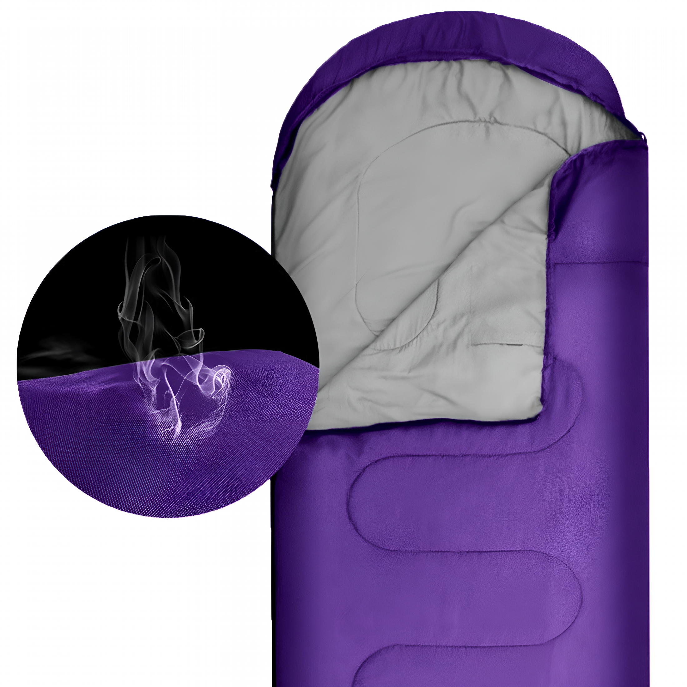 LAMIRO Backpacking Sleeping Bag, 29.5*70.9 Inch Lightweight Warm & Cold Weather Sleeping Bags for Adults, Kids & Couples – Ideal for Hiking, Camping & Outdoor Adventures