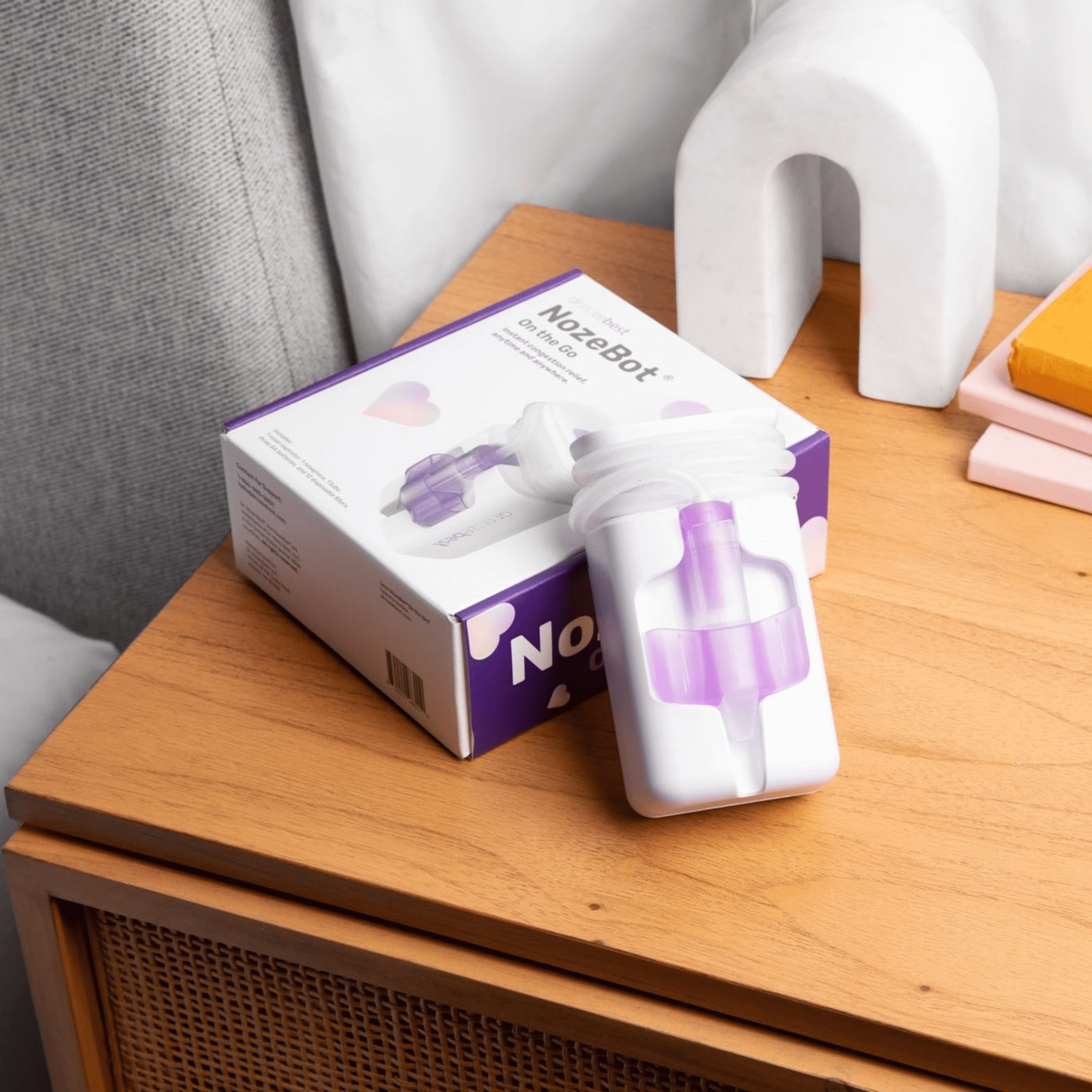 Dr. Noze Best NozeBot On The Go - Portable Electric Baby Nasal Aspirator, Pediatric ENT Nose Sucker