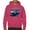 Pink, variant on 25 Ford Mustang Dark Horse Sweatshirt 500 HP Performance Modern American Muscle Car V8 Sports Power Racing Hoodie