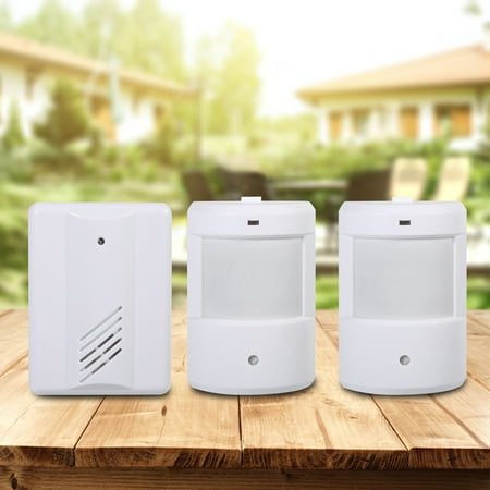 - Motion Sensor Wireless Alert Secure System Doorbell Alarm for Home Driveway Patrol Garage White,Home Security Driveway Alarm,Motion Detector