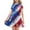 #A21-Royal Blue, variant on Abcomgle Independence Day Dress for Girls Red White and Blue Printed 4th Of July Dresses Casual A-Line Cold Shoulder Tank Dresses Cute Loose Patriotic Sundresses for 4-14t Kids 5-6 Years