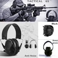 thumbnail image 2 of The best shooting earmuffs Tactics TAC 6S Electronic Ear Protection Ear Muffs Shooting Hunting Sport Anti-Noise Black/Army-Green, 2 of 9