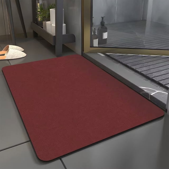 Bath Rugs For Bathroom Floor Mats Diatomite Floor Mat Household Bathroom Absorbent Door Mat Bathroom Diatomite Foot Mat Non Slip Floor Mat Absorbent Quick Drying Mat