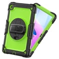thumbnail image 6 of 3 Layer Case for Lenovo Tab M10 FHD Plus 10.3" 2020, for Kids Heavy Duty Protective Case with Screen Protector & Stylus Holder & 360 Rotating Stand Hand/Shoulder Strap, Green+Black, 6 of 10