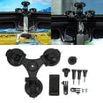 thumbnail image 4 of Triple Suction Cup Mount, Tripod Suction Cup Holder ABS Wide Applications Angle Adjustable  For Action Cameras For Mobile Phones, 4 of 8