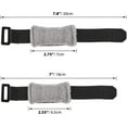 thumbnail image 2 of ORUYROP 2PCS Guitar String Mute Dampeners, Guitar Fret Wraps Mute, Bass Guitar String Cover Tape, Adjustable Bass Mute Silencer, Fretboard Muting Straps Belt, Musical Instrument Accessories-Or, 2 of 7