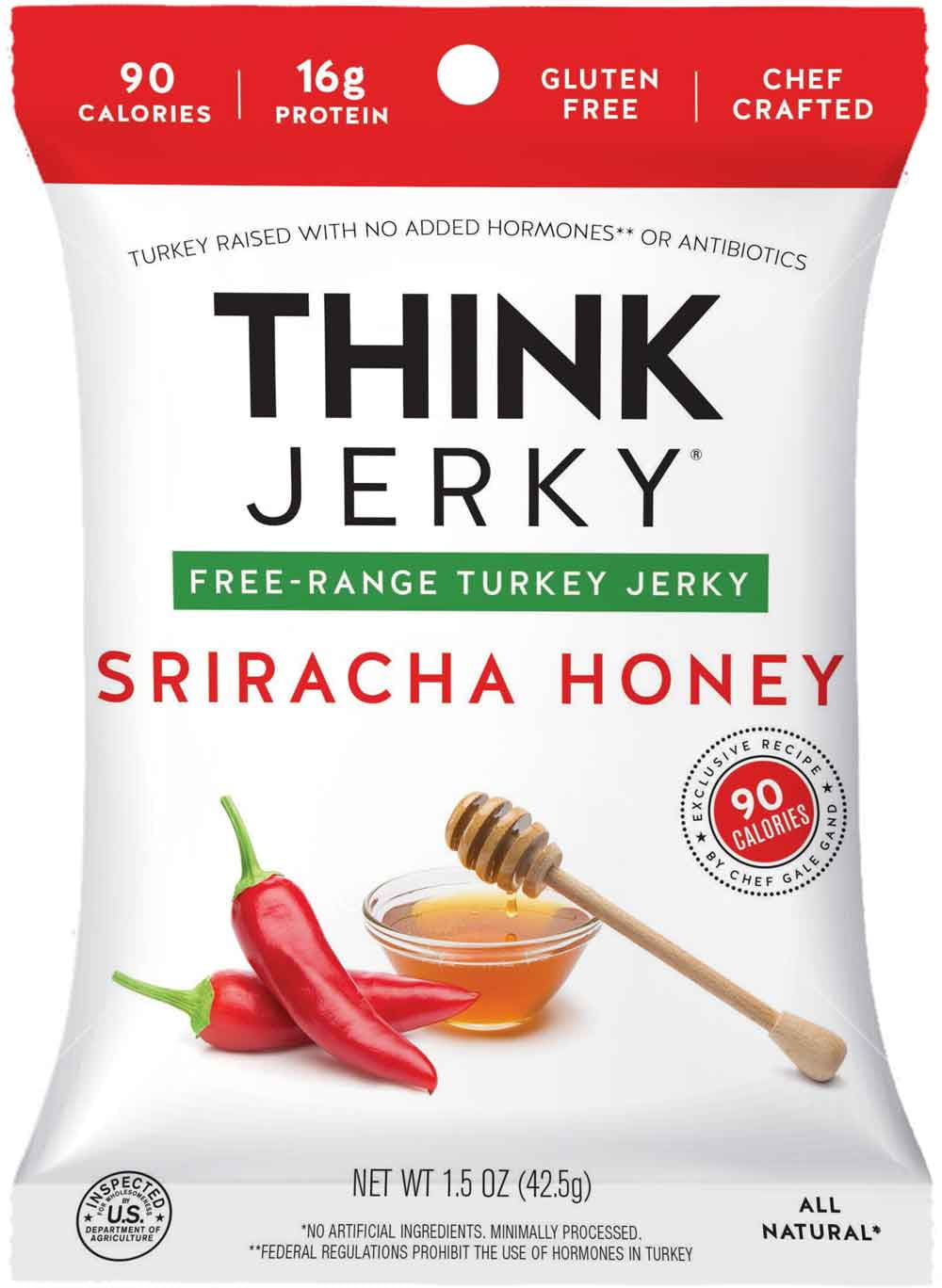 Think Jerky, Sriracha Honey Think Jerky, 1.5 Oz, 8 Ct