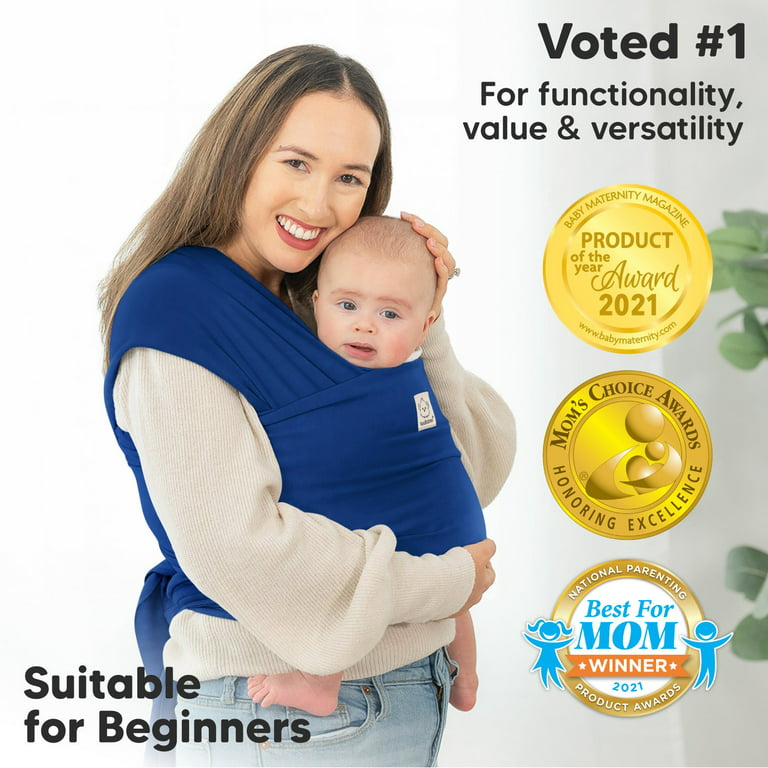 KeaBabies Baby Wrap Carrier - All in 1 Original Breathable Baby Sling,  Lightweight,Hands Free Baby Carrier Sling, Baby Carrier Wrap, Baby Carriers  for