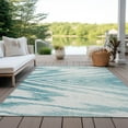 thumbnail image 6 of Addison Rugs Chantille Indoor/Outdoor Transitional Modern Teal Washable Rectangle Rug, 8' x 10', 6 of 6