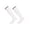 White, variant on FSYBOA Boys Athletic Socks Size 5-17T, Knee-High Basketball Stretch Breathable Kids Soccer Socks Light Blue