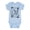 LIGHT BLUE, variant on - Love Arrows Baby Graphic One Piece