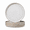 Seashell White, variant on Vesteel Salad Plate for 4, 8 inch Stoneware Dinner plates with Textured Stripes, 4-Piece Ceramic Kitchen Plates for Dessert Salad, Dishwasher Safe & Microwave Safe, Speckled White