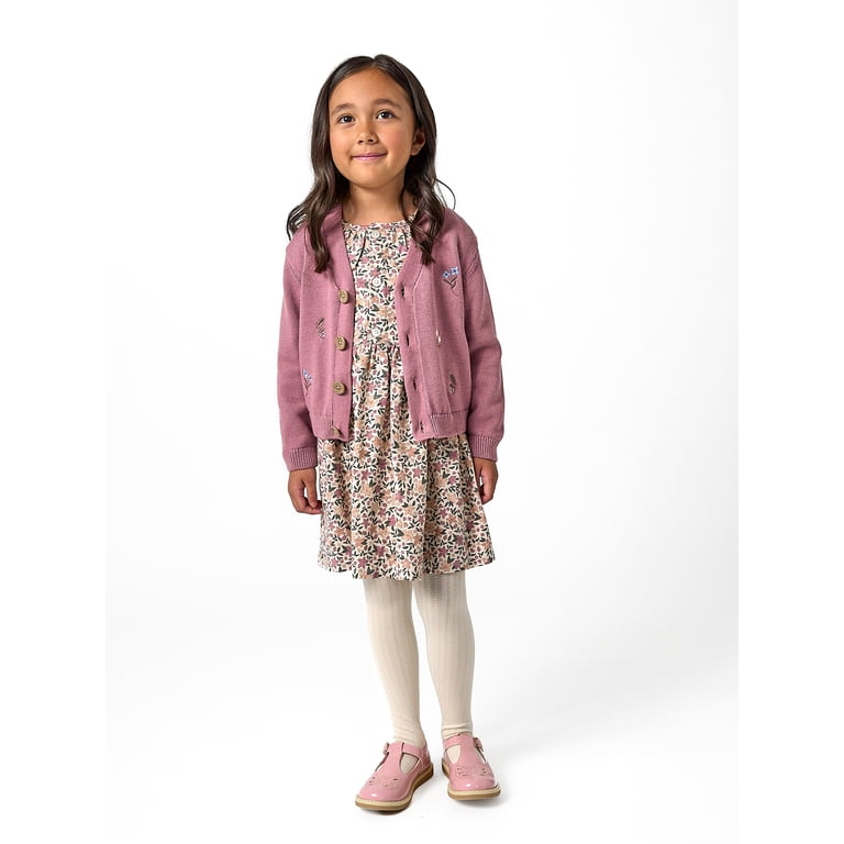 Modern Moments by Gerber Toddler Girl Embroidered Cardigan photo 4