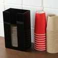 thumbnail image 3 of Restaurantware-Restpresso 6 x 3.5 x 10 Inch Coffee Cup Sleeve Dispenser, 1 Vertical Coffee Sleeve Holder - Holds Up To 75 Sleeves, Durable, Black Acrylic Organizer, 3 of 10