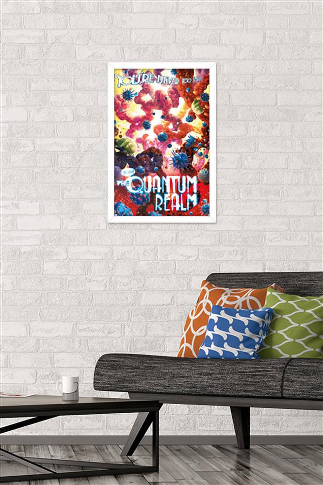 Marvel: Hero Lands - Quantum Realm Wall Poster, 14.725" x 22.375" Framed
