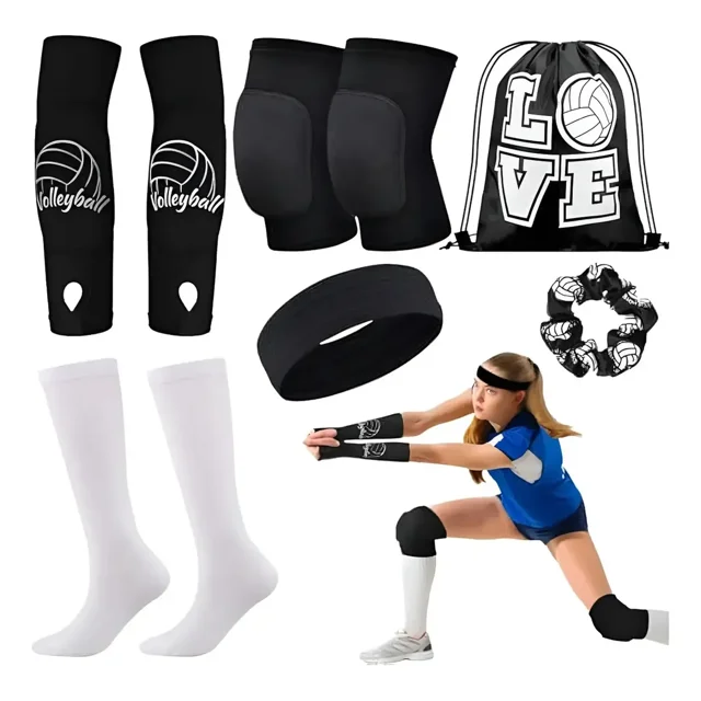 Rodilleras De Voleibol, 6 Piezas, Accesorios De Voleibol
