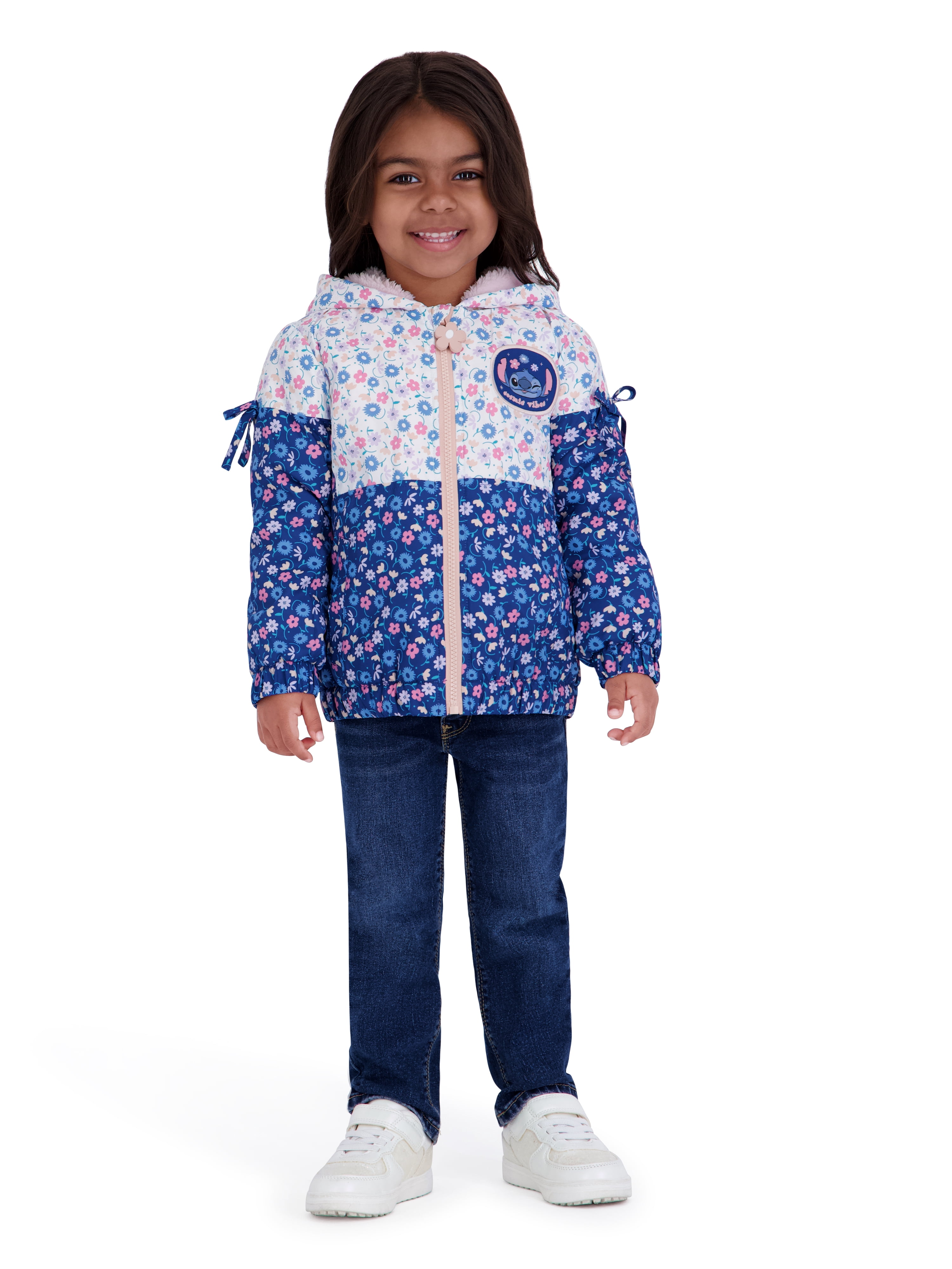 Stitch Toddler Girl Colorblock Jacket, Sizes 2T-5T