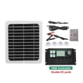 thumbnail image 1 of Portable Solar Panel 12V 50W Solar Cells Charger USB Dual DC 100A Solar Controller Kit Complete For Home Camping Car RV Boat ,Easy to Install, 1 of 7