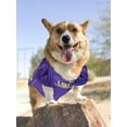 thumbnail image 3 of Pets First Collegiate LSU Tigers Football/Basketball Mesh Jersey for Pet Dog. available in 40+ Teams - Extra Large, 3 of 6