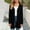 Black, variant on Girls Ribbed Knit Cardigan Sweaters V Neck Button Down Long Sleeve Open Front Outwear Casual Lightweight Basic Fall Winter Duster Coat with Pockets