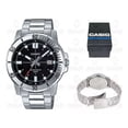 thumbnail image 2 of Reloj Casio Quartz Mtpvd01 1e Hombre Acero Inoxidable Correa Plateado Bisel Plateado Fondo Negro MTP-VD01D-1E, 2 of 7