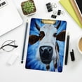thumbnail image 7 of FMSHPON White Cow On Blue Oil Painting Clipboard Hardboard Wood Nursing Clip Board and Pull for Standard A4 Letter 13x9 inches, 7 of 7