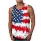 thumbnail image 1 of Hombres Moda Casual sin Mangas Impresión Suéter Cuello Redondo Tanque Deportivo, 1 of 4
