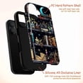 thumbnail image 4 of Mystical Bookshelf Phone Case for iPhone 16 15 14 13 12 11 Pro Max, Mini & Plus – Magical Cat, Moon & Candle Aesthetic Phone Cover, 4 of 6