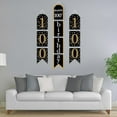 thumbnail image 2 of Big Dot of Happiness Adult 100th Birthday - Gold - Hanging Vertical Paper Door Banners - Birthday Party Wall Decoration Kit - Indoor Door Decor, 2 of 7