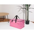 thumbnail image 7 of Unique Bargains 4 Packs Clothes Storage Bags Moving Bags Pink 27*14*14in, 7 of 7