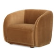 thumbnail image 2 of Moe's Home Collection Faye Occasional Chair Fabric Brown, 2 of 7