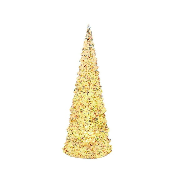 Kurt Adler 13-Inch Battery Operated Lighted LED Iridescent Tabletop Christmas Tree