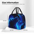 thumbnail image 4 of PrelerDIY Boîte à Lunch Loup Galaxie Bleue Sac Repas Isolé Sac à Lunch Réutilisable Sac à Collation Récipient Alimentaire pour Garçons Filles Hommes Femmes École Travail Voyage Pique-Nique, 4 of 4