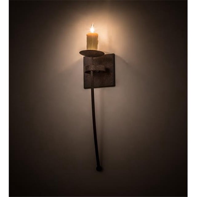 Meyda 191937 6 in. Bechar Wall Sconce - Rusty Nail