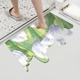 thumbnail image 5 of Non Slip Super Absorbent Bath Mat - Quick Dry Easy to Clean Low Profile Polyester Door Mat, 23.6x15.7 Inch Multicolor Entryway Shower Bathroom Floor Mat, 5 of 6