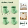 thumbnail image 4 of Bangcool Chair Legs Floor Protectors Cute 4PCS Cat Table Feet Covers Furniture Leg Caps, 4 of 10