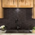 thumbnail image 2 of FASÄDE Monaco Decorative Vinyl Backsplash Panel in Smoked Pewter (6X6 Inch Sample), 2 of 5