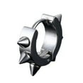 thumbnail image 5 of HOOUN Spike Rivet Hoop Earrings Punk Stainless Steel Unisex Street Hip Hop Ear Buckle-gold, 5 of 9