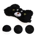thumbnail image 3 of Unique Bargains 1 Pc Black Cartoon Bears Sleep Mask Soft Eye Shade Cover for Light, 3 of 7