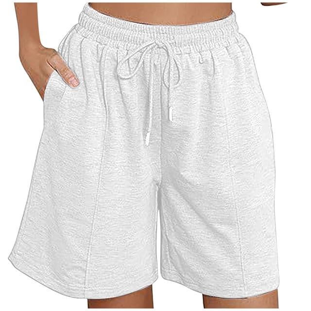 UPPADA Shorts du Jour pour Femmes Shorts Cargo Tendance pour Femmes Shorts pour Femmes Shorts en Lin pour Femmes Shorts Grande Taille Femmes Shorts Shorts en Molleton Femmes
