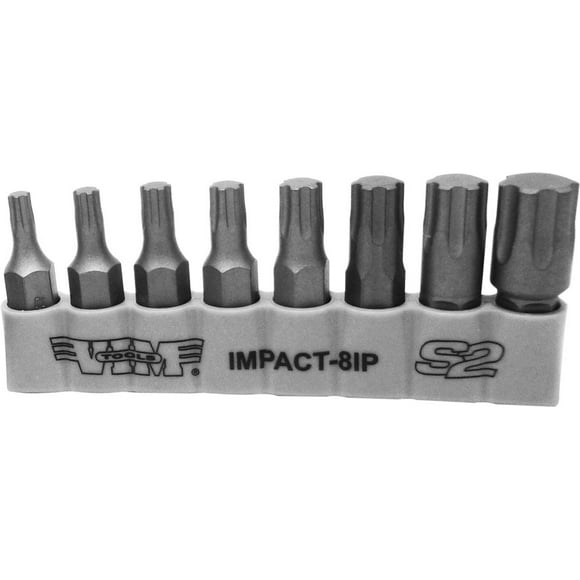 VIM Tools Ensemble de 8 Bits Torx Plus Qualité Impact, 5/16 Pouces Hexagone, 1.25 Pouces L, IP20 Travers IP55