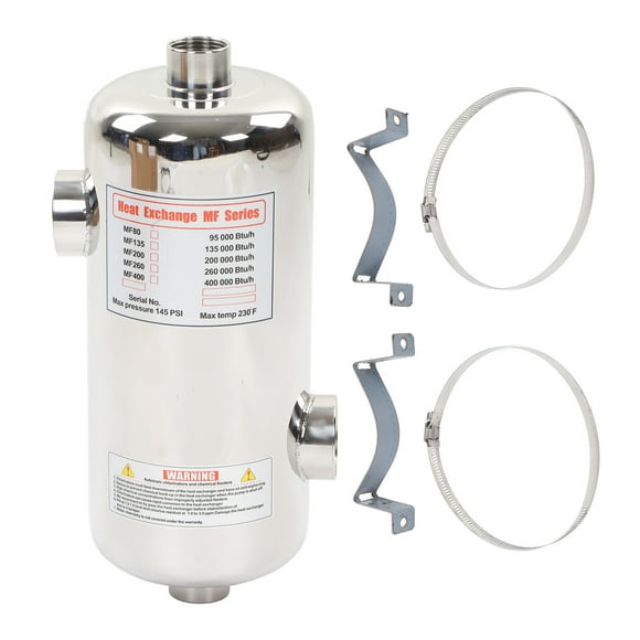 Pool Heat Exchanger,40KW Pool Heat Exchanger Swimming Pool Water Heater Pool Water Heater Rugged and Tough