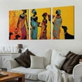 thumbnail image 2 of Ulloord African Art Canvas - African Tribal Women Wearing Traditional Clothes Art Poster Print Picture Wall Canvas Painting Posters And Prints Wall Art Pictures for Living Room Bedroom Decor, 2 of 4