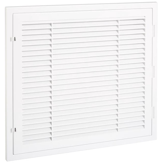 Havaco Technologies HT-2X2-RTN-BK Quick Connect 2 X 2 ft. Black Plastic Louvered Return