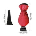 thumbnail image 2 of Nmdmisc Ice Scraper with Glove-Car Windshield Scraper Mitt Windshield Brush Snow Scraper Glove Warm&Waterproof Ice Scraper Mitt for Car Hand Mitten Snow Shovel Glove (Blue), 2 of 5