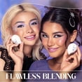 thumbnail image 4 of Profusion Cosmetics Casper The Friendly Ghost 2 PC Blending Sponge, Soft Makeup Sponges For Liquid, Cream & Powder, Wet or Dry Application, White, 4 of 6