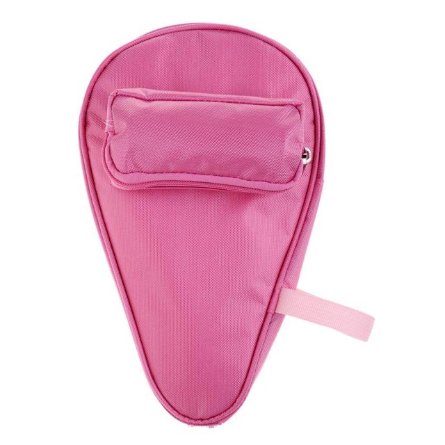 Table Tennis Racket Ping Pong Paddle Bat Bag Cover Training Professional Lightweight Ping Training Professional Lightweight Ping Ball Storage Pouch Pink