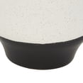 thumbnail image 5 of DecMode 14" Handmade White Ceramic Vase with Dripping Effect, 5 of 8